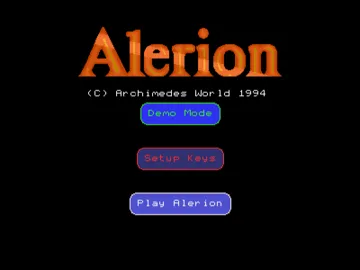 Alerion (1994)(Archimedes World) screen shot title